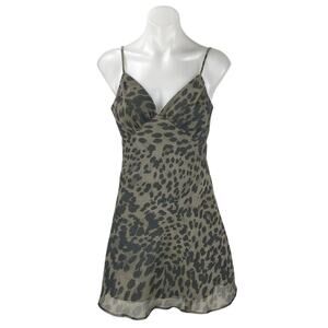 NEW Topshop Multicolor Leopard Animal Print Sleeveless Cami Mini A-line Dress 2